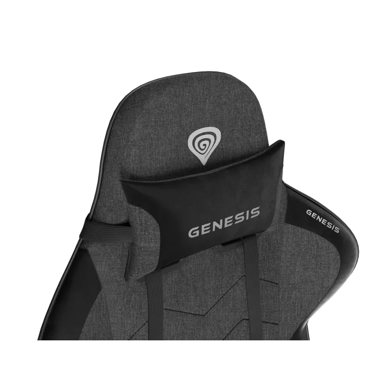 Silla gaming GENESIS Nitro 550 G2 asiento acolchado negro, gris