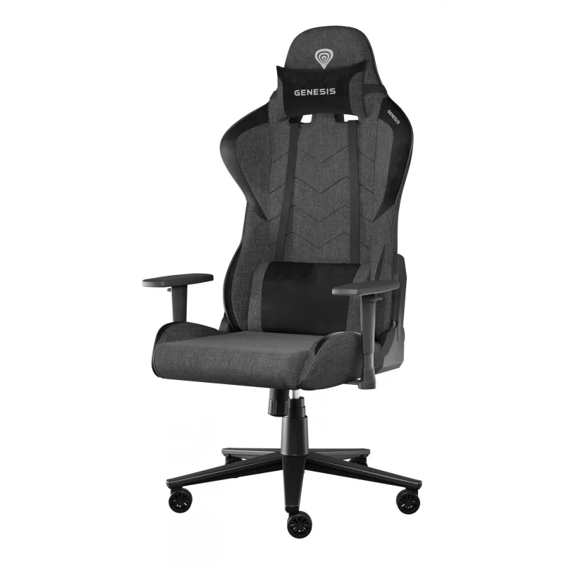 Silla gaming GENESIS Nitro 550 G2 asiento acolchado negro, gris