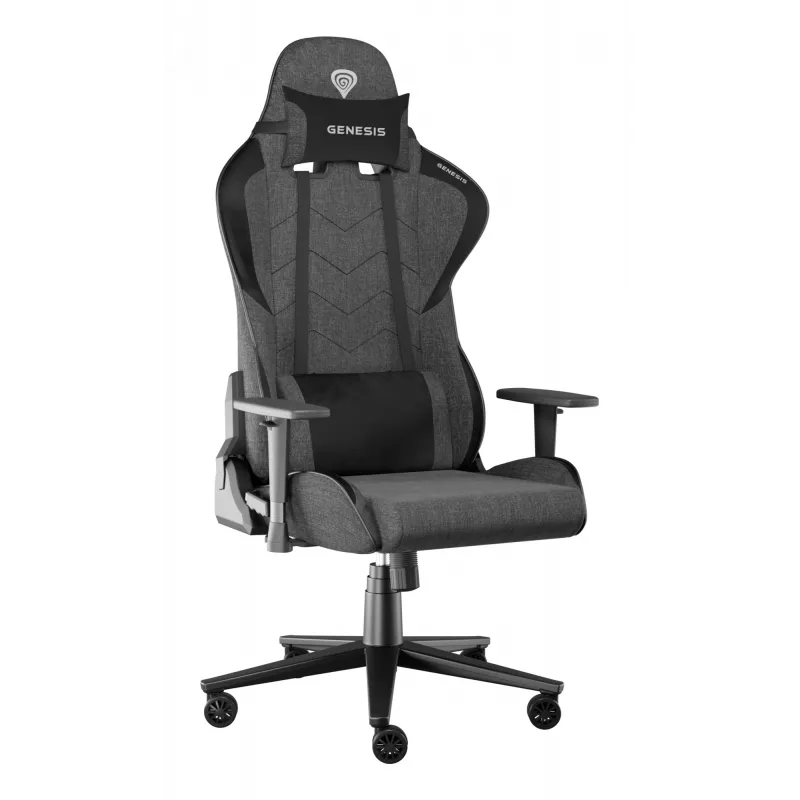 Silla gaming GENESIS Nitro 550 G2 asiento acolchado negro, gris