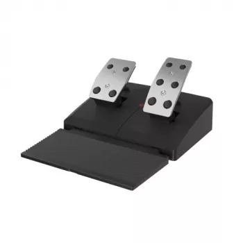 Volante con pedales GENESIS Seaborg 400 negro, plateado USB Nintendo Switch, PC, PlayStation 4, Playstation 3, Xbox 360, Xbox One, Xbox One S, Xbox One X
