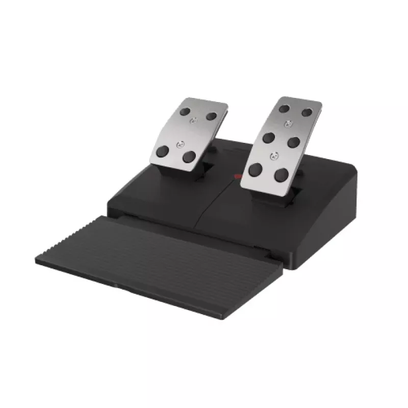 Volante con pedales GENESIS Seaborg 400 negro, plateado USB Nintendo Switch, PC, PlayStation 4, Playstation 3, Xbox 360, Xbox One, Xbox One S, Xbox One X