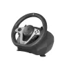 Volante con pedales GENESIS Seaborg 400 negro, plateado USB Nintendo Switch, PC, PlayStation 4, Playstation 3, Xbox 360, Xbox One, Xbox One S, Xbox One X