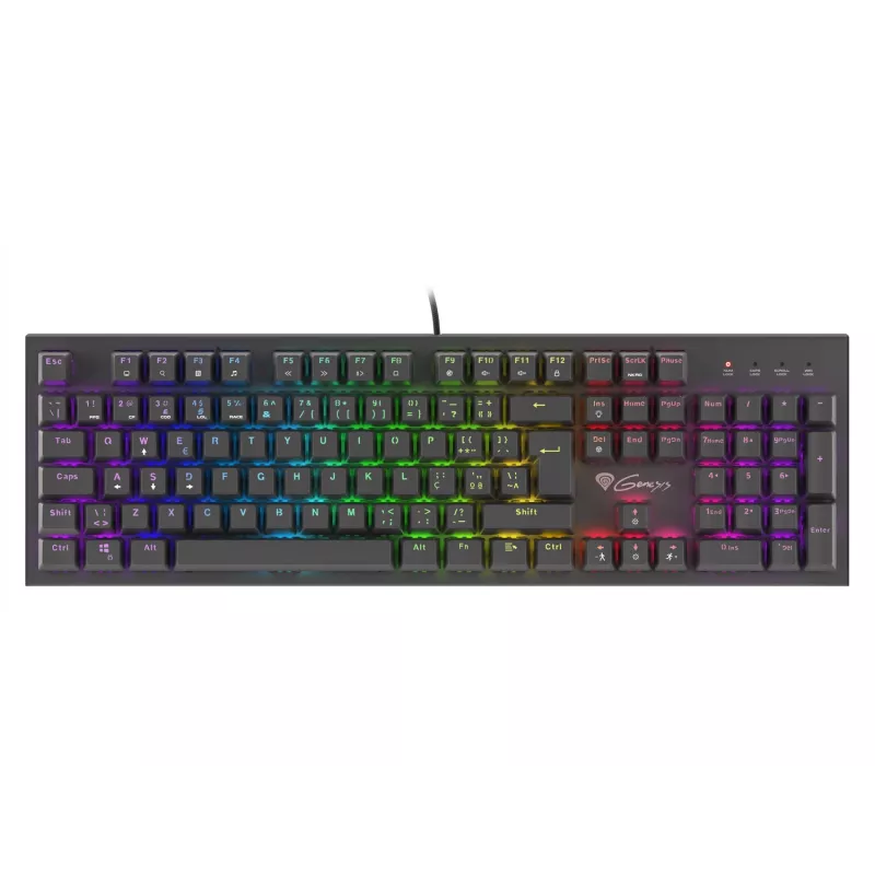 Teclado gaming GENESIS THOR 300 USB QWERTY portugués negro