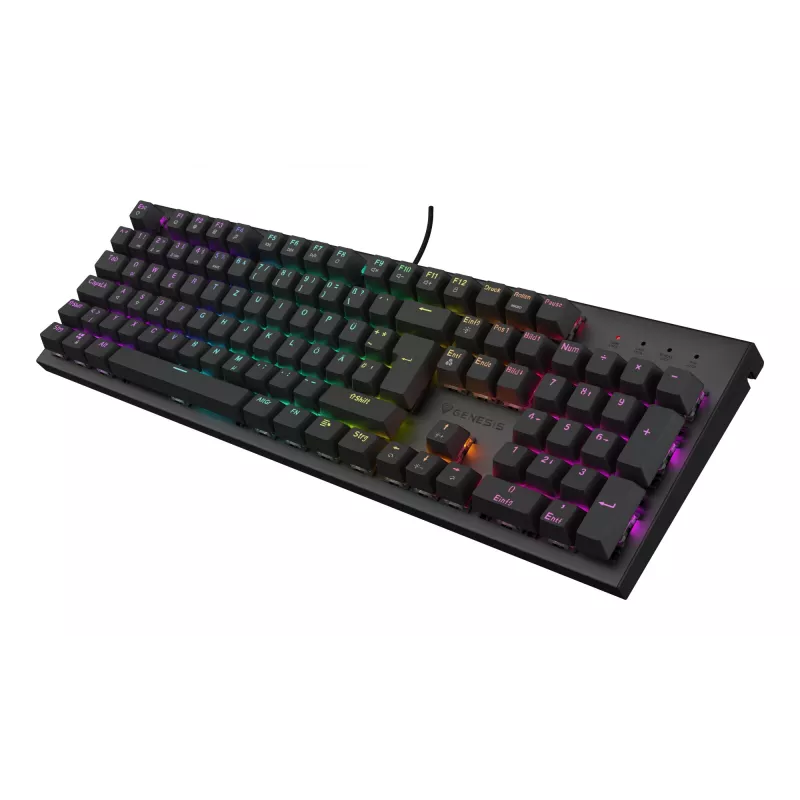 Teclado gaming GENESIS Thor 303 USB QWERTZ alemán negro mecánico RGB