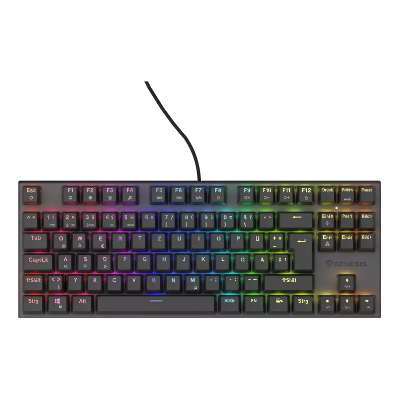 Teclado gaming GENESIS Thor 303 TKL USB QWERTZ alemán negro