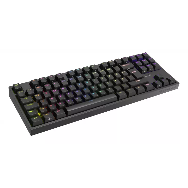 Teclado gaming GENESIS Thor 404 TKL USB QWERTZ alemán negro