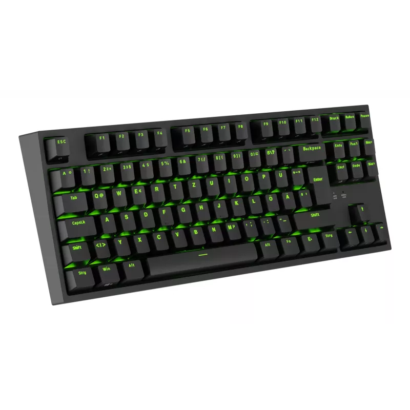 Teclado gaming GENESIS Thor 404 TKL USB QWERTZ alemán negro
