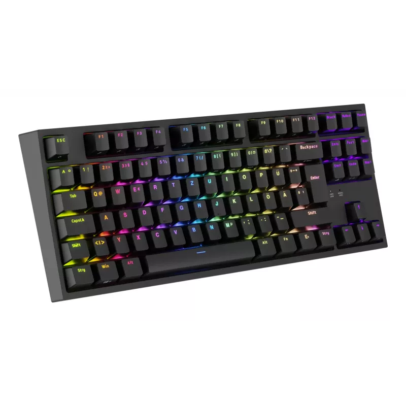 Teclado gaming GENESIS Thor 404 TKL USB QWERTZ alemán negro