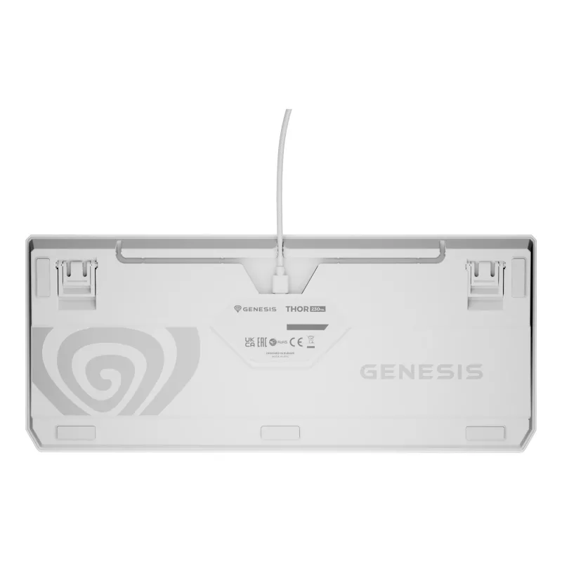Teclado gaming GENESIS Thor 230 TKL USB QWERTY inglés US blanco