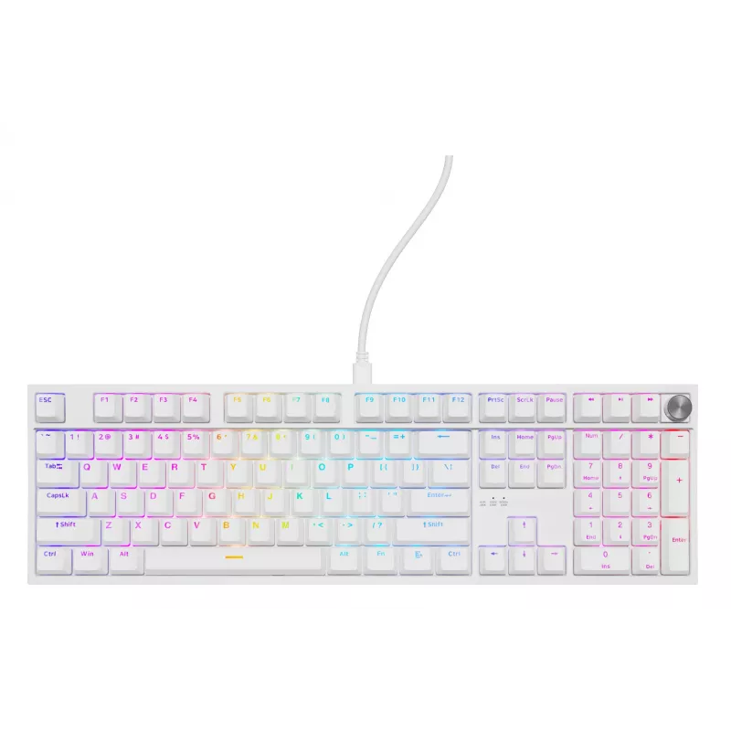 Teclado universal GENESIS NKG-2300 USB QWERTY inglés blanco