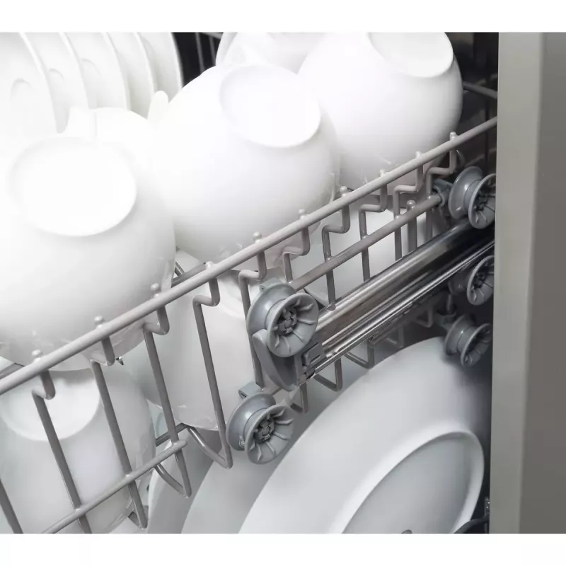 Lavavajillas integrable AMICA DIM62E7qH — 14 cubiertos, 60 cm, pantalla táctil LED, 7 programas, blanco