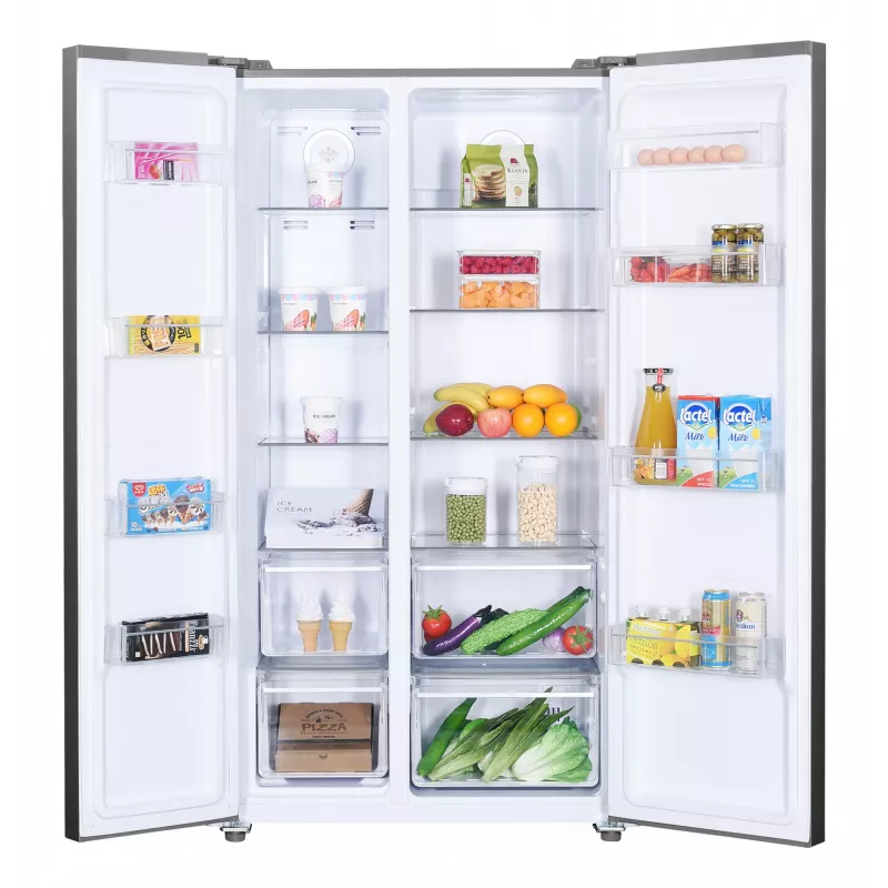 Beko GNO5322XPN Frigorífico Side-by-Side Independiente 532 l Acero inoxidable