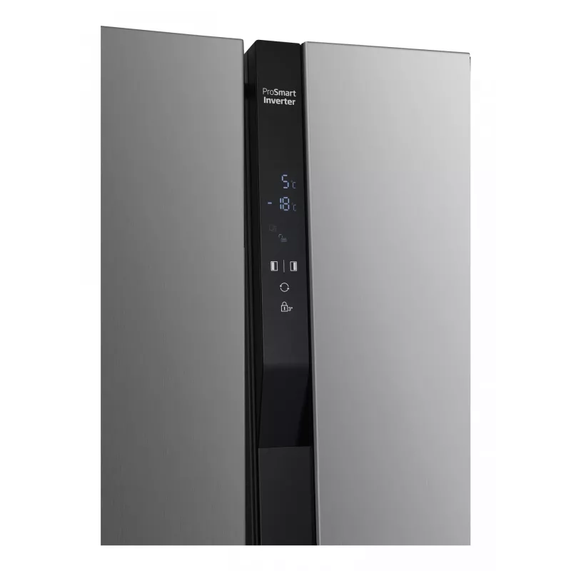 Beko GNO5322XPN Frigorífico Side-by-Side Independiente 532 l Acero inoxidable