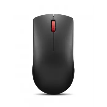 Ratón inalámbrico Lenovo 150 GY51L52638 — ambidiestro, óptico 1000 DPI, receptor nano USB de 2,4 GHz, negro, pila AA