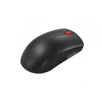 Ratón inalámbrico Lenovo 150 GY51L52638 — ambidiestro, óptico 1000 DPI, receptor nano USB de 2,4 GHz, negro, pila AA