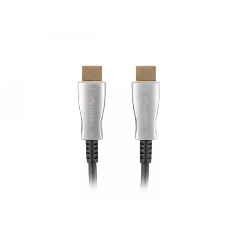 Cable HDMI LANBERG - M/m v2.0 Cable óptico 50m Negro Aoc