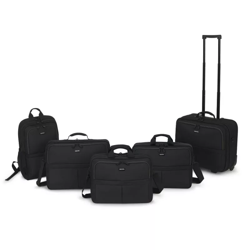 DICOTA Multi Plus Scale - Funda para portátil de 14-15,6 inch - Negro / 600d Recycled Pet