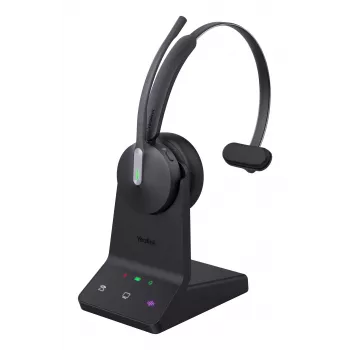 Yealink WH64 Mono UC Headset, inalámbrico, 20 - 20000 Hz, oficina/call center, 92 g, headset, negro