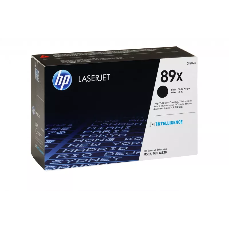 HP 89X tóner original LaserJet de alto rendimiento Negro, 10000 páginas, Negro, 1 ud.