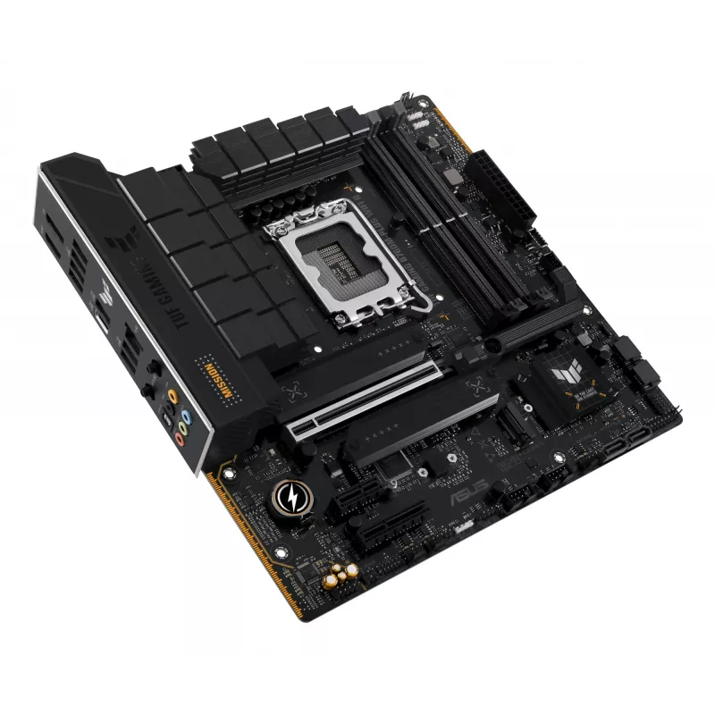 Placa base ASUS TUF GAMING B760M-PLUS WIFI II — Intel B760, LGA 1700, micro ATX, DDR5, 4 DIMM, Wi‑Fi 6E, 2.5 Gb LAN