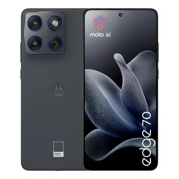 Smartphone Motorola edge 70 — 6,7 pulgadas P-OLED 120Hz, Snapdragon 2,8 GHz, 12 GB RAM, 512 GB, 4800 mAh, Dual SIM (Nano + eSIM), IP68/IP69, Gris