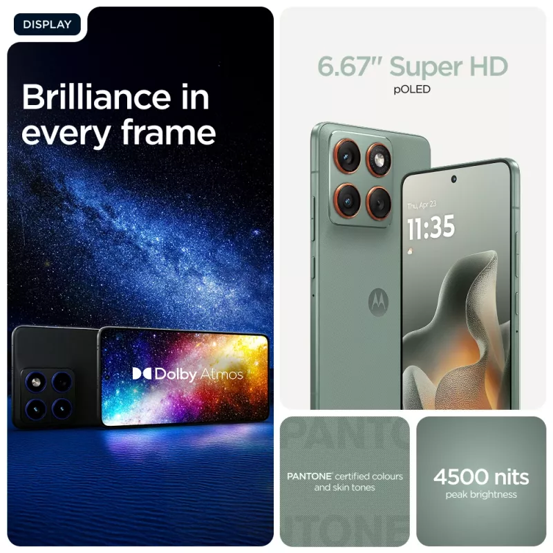 Motorola edge 70 17 cm (6.7 pulgadas) Dual SIM Android 16.0 5G USB Type-C 12 GB 512 GB 4800 mAh Verde