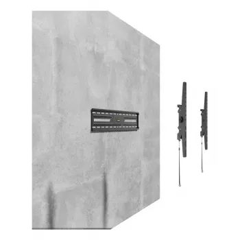 Soporte de pared para TV con función de inclinación GEMBIRD WM-86T-01 para pantallas de 37–86 pulgadas, acero, inclinable -5° a 10°, VESA 75x75–600x400, carga máx. 75 kg