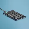 Teclado numérico R-Go Tools R-Go Numpad Break, teclado numérico ergonómico con software de pausas, con cable, negro