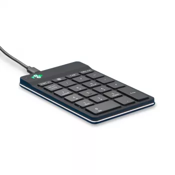 Teclado numérico R-Go Tools R-Go Numpad Break, teclado numérico ergonómico con software de pausas, con cable, negro