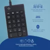 Teclado numérico R-Go Tools R-Go Numpad Break, teclado numérico ergonómico con software de pausas, con cable, negro
