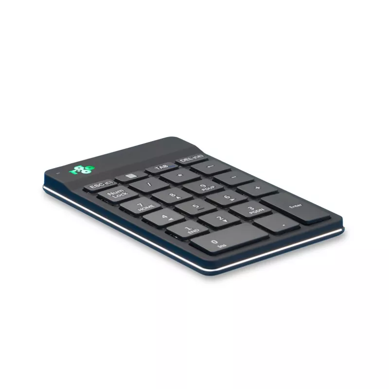 Teclado numérico R-Go Tools R-Go Numpad Break, teclado numérico ergonómico con software de pausas, Bluetooth, negro