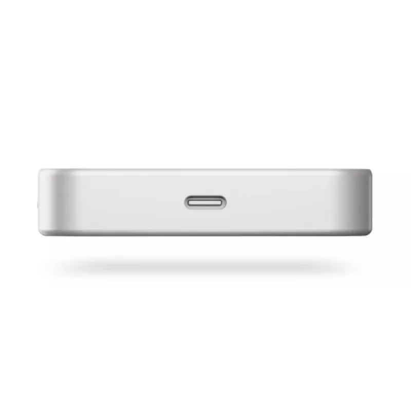 Batería externa ZENS slim Qi2 Al 10000mah blanca