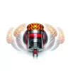 Dyson Cinetic Big Ball Multi Floor 2 230278-01 aspiradora de trineo, 700 W, 0,8 l, sin bolsa, plateada