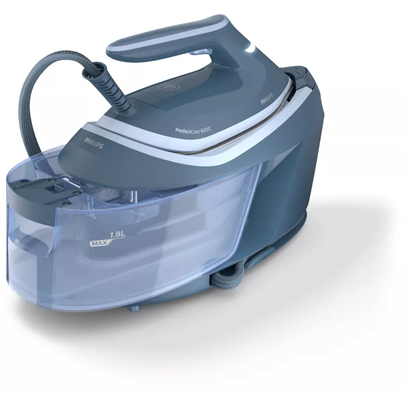 Centro de planchado con vapor Philips Serie 6000 PSG6042/20 2400 W 1,8 L SteamGlide Advanced azul