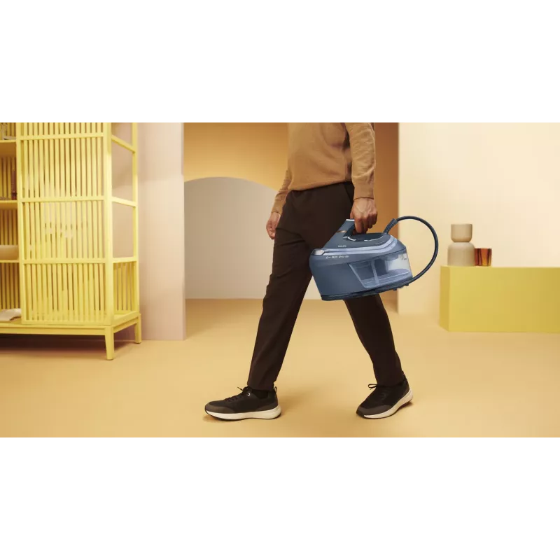 Centro de planchado con vapor Philips Serie 6000 PSG6042/20 2400 W 1,8 L SteamGlide Advanced azul
