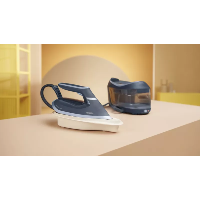 Centro de planchado con vapor Philips Serie 6000 PSG6042/20 2400 W 1,8 L SteamGlide Advanced azul