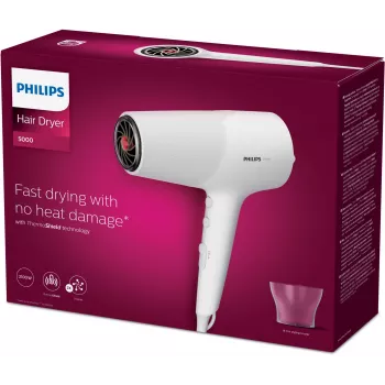 Secador de pelo Philips serie 5000 BHD500/00 2100 W blanco
