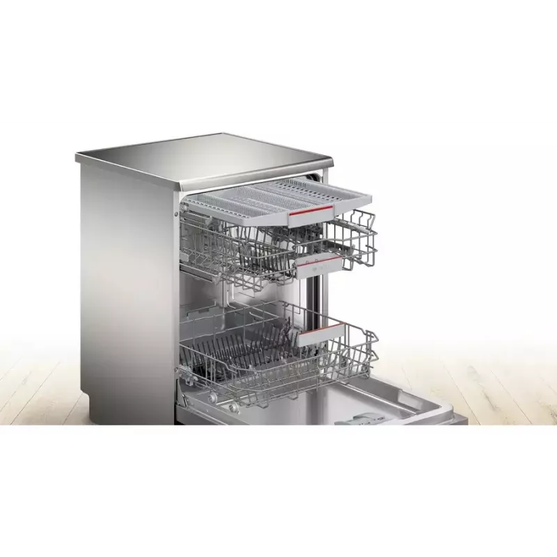 Lavavajillas Bosch Serie 4 SMS4HVI00E — de libre instalación 60 cm, 14 cubiertos, 46 dB, intercambiador de calor, Home Connect