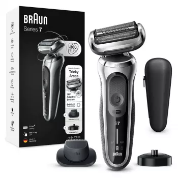Afeitadora Braun Series 7 71-S4200cs negra AutoSense batería