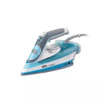 Braun TexStyle 5 SI 5006 BL plancha en seco y vapor suela cerámica 2600 W azul, gris, blanco