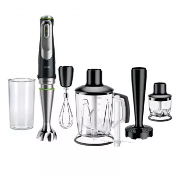 Braun MultiQuick 9 MQ9147X batidora de mano 0,6 L 1200 W negro, acero inoxidable