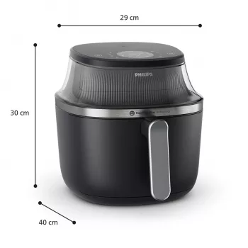 Philips serie 3000 NA322/00 freidora individual 4,2 L de pie 1400 W freidora de aire cobre, negro