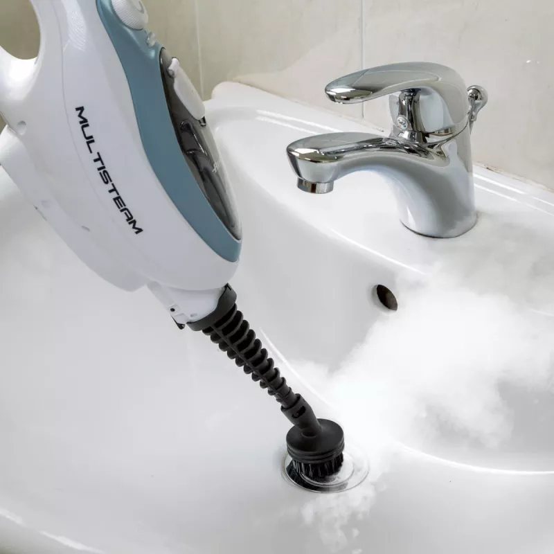 Ariete 4164/00 mopa de vapor 0,35 L 1500 W blanco, azul claro