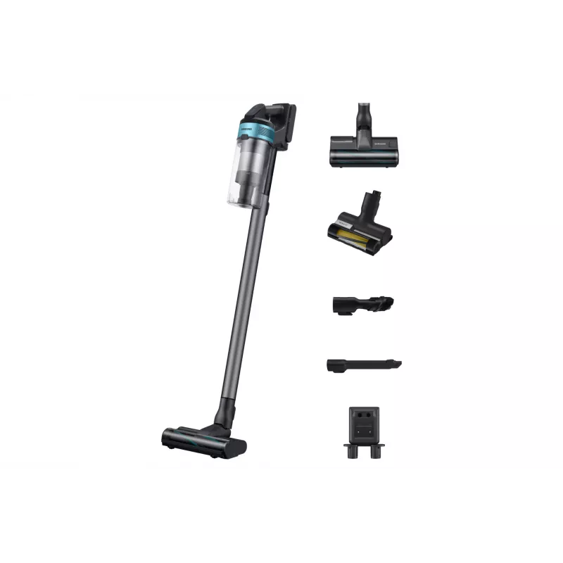 Samsung VS20B75AGR1/GE aspirador de escoba / escoba eléctrica aspirador de escoba 2 en 1 batería en seco sin bolsa 0,8 l 550 W negro, cromo, menta, turquesa