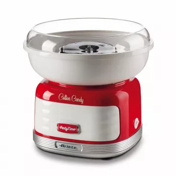 Máquina de algodón de azúcar Ariete Cotton Candy, 450 W, rojo, rojo, caramelos duros, azúcar cristalizado, 500 W, 280 mm, 280 mm, 265 mm