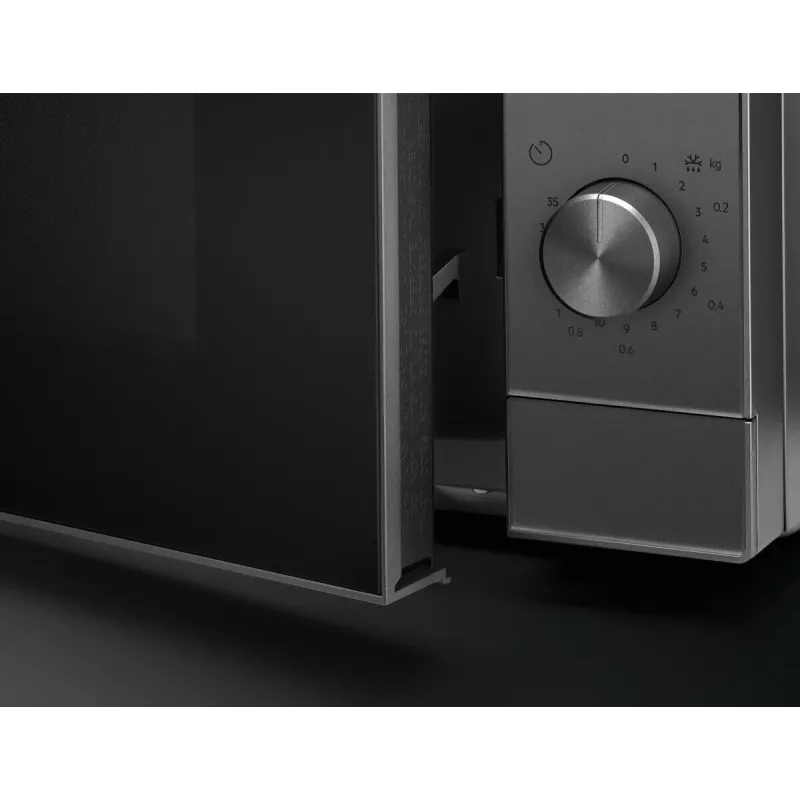 Microondas con grill compacto Electrolux EMZ421MMTI — 800 W, 20 l, titanio, plato giratorio de 270 mm