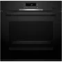 Horno eléctrico empotrable Bosch Serie 4 HRG312BB4, 71 L, 3600 W, negro, control táctil, A+