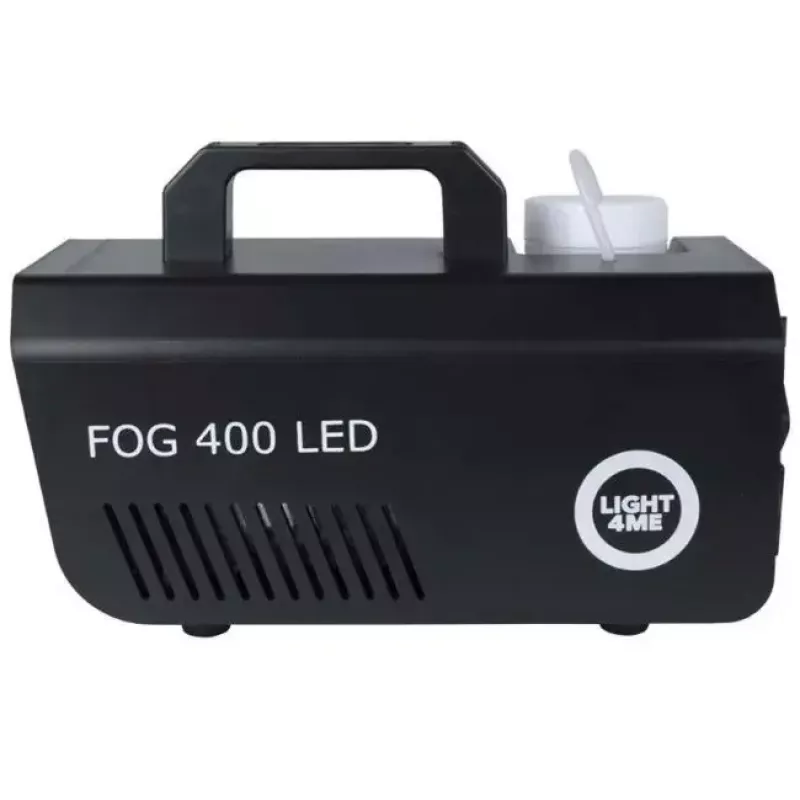 Light4Me GIG Set 1 set de máquina de humo, 400 W, efecto de luz LED 4 en 1, 1 litro de líquido de humo