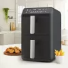 Freidora de aire eléctrica Maestro MR-761, 10 L de capacidad, 2400 W, 12 programas, 80–200 °C, doble construcción, negra