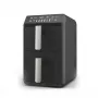 Freidora de aire eléctrica Maestro MR-761, 10 L de capacidad, 2400 W, 12 programas, 80–200 °C, doble construcción, negra